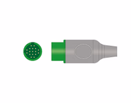 Connector for Compatible 5-lead One-Piece ECG Cable with Grabber/Pinch end (for use with Spacelabs) AHA