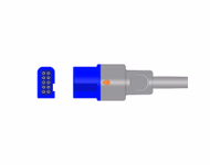 Compatible SpO2 Adapter Cable 2.4m (comparable to Spacelabs 700-0030-00, used with Nellcor Oxismart Sensors) SKU: SA-026-24