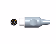Compatible Fetal Leg Plate (DECG) Cable (2.5m) (comparable to Huntleigh ACC-OBS-023, Used with Qwik Connect Plus Spiral) SKU: FDELA-HL02-SGE