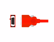 Compatible SpO2 Adapter Cable 2.4m (comparable to Masimo 2059 (Red PC08), used with LNOP Sensors) SKU: SA-009RB-24LP