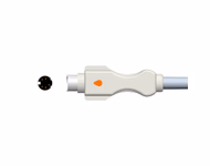Connector for Compatible Pediatric/Neonate Skin Surface 2R x 8.98K Temperature Probe 1.5m (comparable to Draeger MU12533)