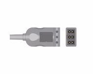 Compatible 3-lead with Respiratory Rate ECG Trunk Cable AHA (comparable to Bionet B-CBL-EP) Reusable, 2.5m, veterinary purpose SKU: ET-3045-BN-A