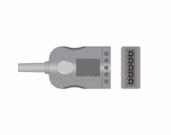 Connector for Compatible 5-lead with Defib-Proof (with Resist) ECG Trunk Cable AHA (comparable to Philips M1668A)