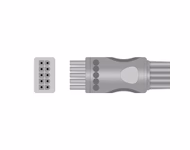 Connector for Compatible 5-lead ECG Leadwire with Grabber/Pinch end Molded 0.9m AHA (comparable to Datascope 0012-00-1514-03)