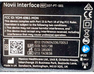 Re-Certified Monica Novii Interface - GE Healthcare 107-PT-001 SKU: 107-PT-001-C