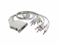 Compatible 10-lead ECG Leadwire with 4mm Banana end Individual 0.9m AHA (comparable to Midmark 3-100-0203) Reusable, Limb + Chest Lead, Lead Type: Midmark, Shielded SKU: EKL-MDK10-B-A