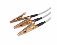 Compatible 3 Lead ECG Wires with Alligator Clips, 1.5m,AHA SKU: ELV-AAS3-150A-A
