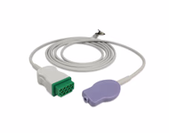 Connector for Compatible Fetal Leg Plate (DECG) Cable (2.5m) (comparable to GE Healthcare 1591AAO (Commonly searched as 1591AA0), Used with Qwik Connect Plus Spiral)
