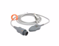 Compatible Fetal Leg Plate (DECG) Cable (2.5m) (comparable to GE Healthcare 2109004-001, Used with Kendall Spiral Electrodes)  SKU: FDELA-GE02-SKE