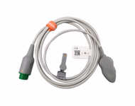 Compatible Fetal Leg Plate (DECG) Cable (2.5m) (comparable to Huntleigh ACC-OBS-066, Used with Kendall Spiral Electrodes)  SKU: FDELA-HL01-SKE