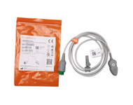 Connector for Compatible Fetal Leg Plate (DECG) Cable (2.5m) (comparable to Huntleigh ACC-OBS-066, Used with Kendall Spiral Electrodes)