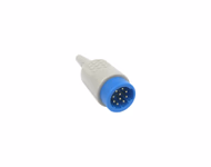 Connector for Compatible ECG Reception, 10pin/4.0mm Cable Exit (comparable to Artema S&W)