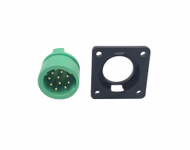 Compatible ECG Socket (comparable to: Datex Ohmeda) Reusable, 1 / Kit SKU: KS-015