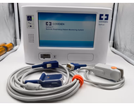 Refurbished Bedside Respiratory Patient Monitoring System with New Accessory - Nellcor PM1000N with new compatible adult finger sensor and spO2 adapter cable SKU: PM1000N-R-01