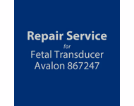 Repair service for Fetal Transducers - Philips 867247 Repair with brand new replacement parts and calibrated. SKU: R3403