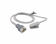 Compatible Adult Ear Clip SpO2 Sensor 1.0m (comparable to Masimo 1895 (LNCS TC-I), Technology: LNCS) Reusable SKU: SS-005RB-AE10