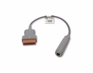 Connector for Compatible Temperature Adapter Cable 0.3m (comparable to GE Healthcare 2104178-001, used with: 400 Series Probe)