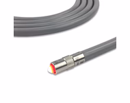 Connector for Compatible Fiber Optical Cable (comparable to: Stryker 0233-050-084, 5mm, autoclavable, 5.0 mm × 10 ft Non-Transparent Fiberoptic Light Cable)