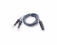 Compatible Bipolar silicon High Frequency Cable, 3m (comparable to Karl Storz 26176LA) Banana Plug(4.0mm)X2 to 8mm female(Resection) SKU: TNC-HFC07