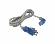 Hospital-Grade Power Cord, NEMA 5-15P to IEC320 C13 Up Angle, Green Dot, 8ft, SJT 18/3 AWG, 10A 125VAC, Gray Jacket, Clear Blue Connectors Used in Hospitals and Other Medical Settings for Upgrading or Replacing Power Cords for PCs/ Monitors/ Infusion Pumps/ Medical Carts/ Hospital Beds/ ECG/ EKG/ EEG/ Incubtors/ Defibrillators/ Exam Lights/ Procedure Lights and More. They are UL Certified to be Safe and Reliable for Use in Demanding Hospital Environments. SKU: TNC-HPC006