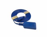 Compatible PVC Patient Return Electrode Cord 3m (comparable to Bovie A1252C) REM needle plug to Negative Clamp SKU: TNC-PCC01