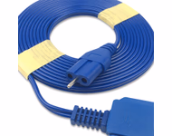 Compatible PVC Patient Return Electrode Cord 3m (comparable to Bovie A1252C) SKU: TNC-PCC01