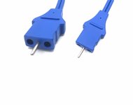 Compatible PVC Patient Return Electrode Cord 3m (comparable to Valleylab E0560) SKU: TNC-PCC03