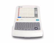 Original 12 Channel High End ECG Machine - Biocare iE12A 8.9-inch High Resolution touch screen, with selectable interpretation printing, Waterproof keyboard, lightweight, Built in rechargeable battery with up to 2.5 hours continuous working capability, up to 1500 files memory, Up to 300 seconds frozen waveforms reviewable and recordable, Specificity analysis for adults and children SKU: iE 12A