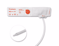 Veterinary#2(4-8cm) 1-Tube White BP Cuff with Male Luer Slip Non-woven Fiber Disposable, Tubing/ 20cm SKU: BPDV-12WS-W05P