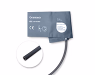 Adult Extra Long 23-46cm 1-Tube Dark Grey BP Cuff with No Fitting Reusable, PU, Tubing/ 20cm SKU: CL-BP-60BS