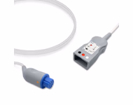 Connector for Compatible 3-lead with Defib-Proof (with Resist) ECG Trunk Cable AHA (comparable to Datex Ohmeda 545307-HEL)