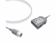 Connector for Compatible 5-lead with Defib-Proof (with Resist) ECG Trunk Cable AHA (comparable to Philips M1520A)