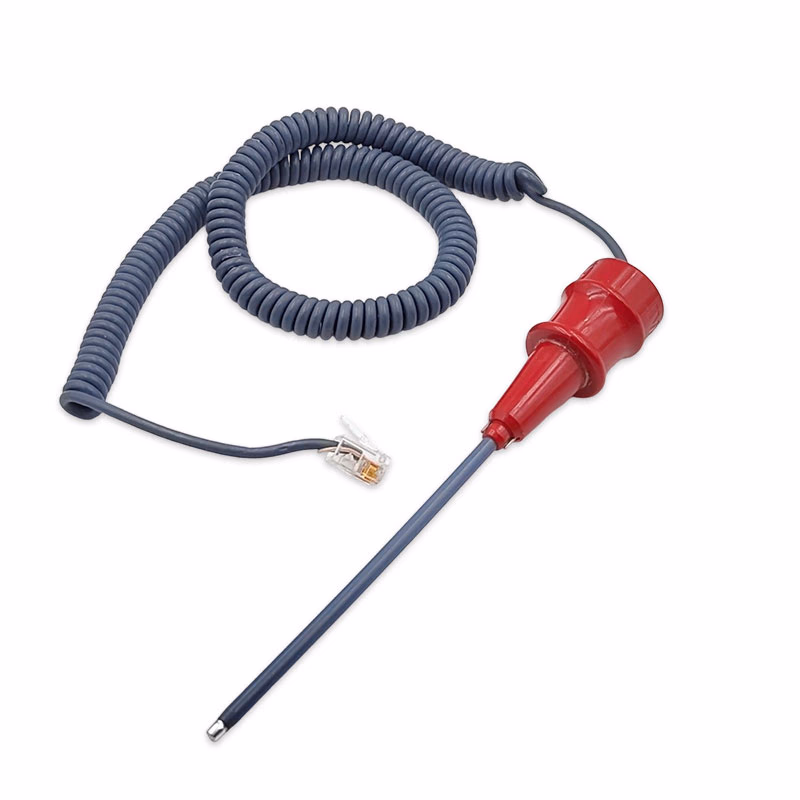 Re-Certified Original Turbo Rectal Temperature Probe, 1.2m - Vyaire Medical 2008775-001 Reusable, Turbo Rectal (Red), 1 Pc / Bag SKU: 2008775-001C
