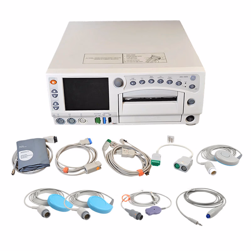 Re-Certified Maternal/Fetal Monitor with New Accessory - GE Corometrics 259CX-C with new accessories (Masimo SpO2,ECG NIBP,Fetal) SKU: 259CX-C-C-01