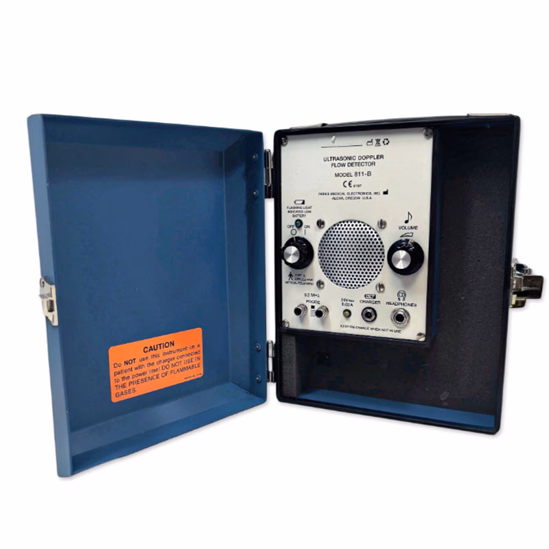 Refurbished Non-directional Doppler Flow Detector with Carrying Case - Parks Medical 811-B  SKU: 811-B-800-R