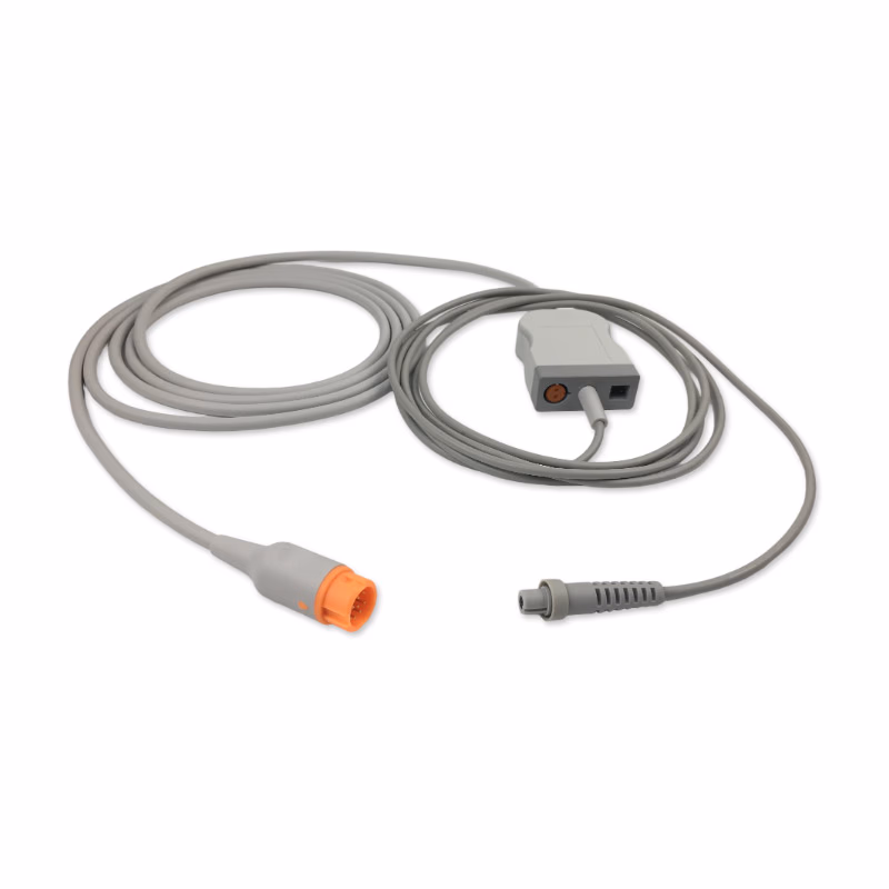 Compatible Cardiac Output Cable (comparable to: Philips M1642A), 2.7m Reusable, 1 pcs / bag SKU: COCA-PH-27