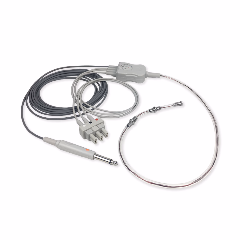 Compatible Esophageal Probe with 3-lead ECG and Temperature, Extra Small Size (comparable to Bionet B-EPRB-XS) for Bionet Brio X3vet, Brio X5vet, Brio X7vet, BM3Vet Elite, BM5Vet Elite, BM7Vet Elite SKU: EPT-BN3-5C