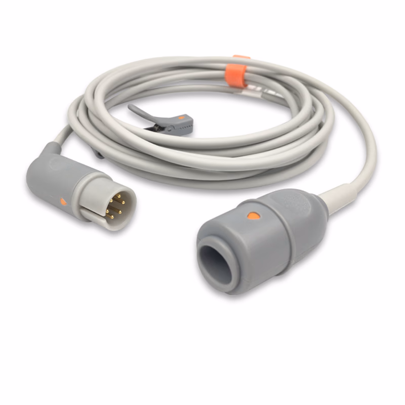 Compatible IBP Adapter Cable (comparable to Mindray 0010-10-42640, used with Edwards, Transducer) Reusable, 4.0m SKU: IBP-AM-EW40