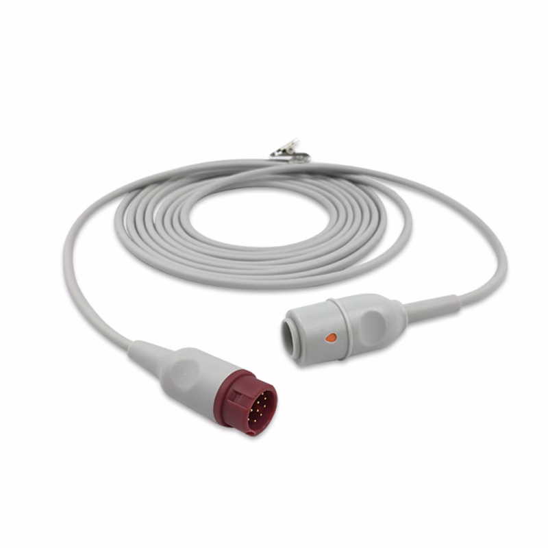 Compatible IBP Adapter Cable (comparable to Philips 896083021, used with Edwards, Transducer) Reusable, 4.0m SKU: IBP-PH-EW40