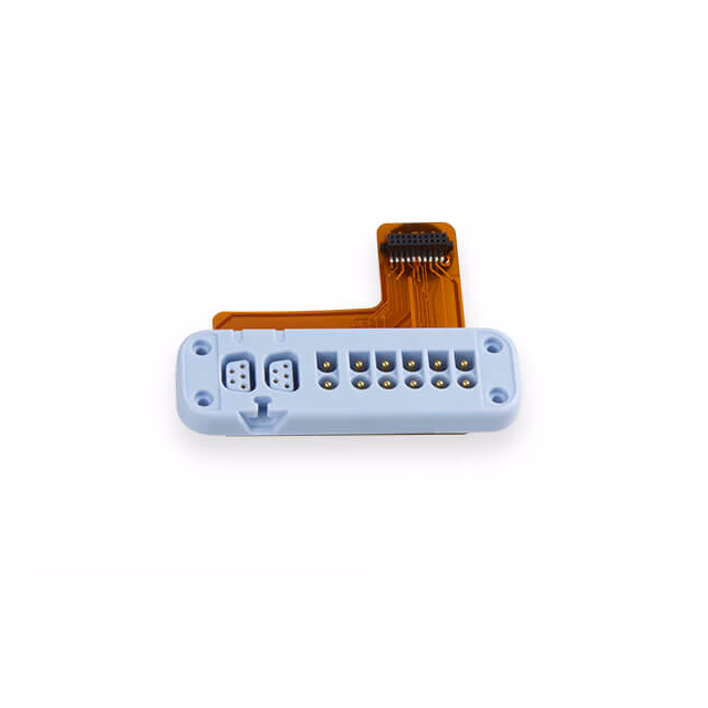 Compatible ECG Lead Wire Block & Flex Cable (Blue) (comparable to GE Healthcare, used for ApexPro CH/T14) 1 Pc/Bag SKU: KLN-012B-03