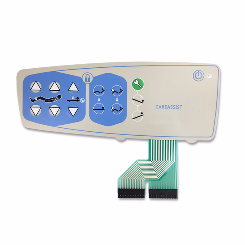 Compatible Left Caregiver Controls Keypad (comparable to Hill-Rom 71647, used for CareAssist) 1 pcs/bag SKU: KLN-092-01