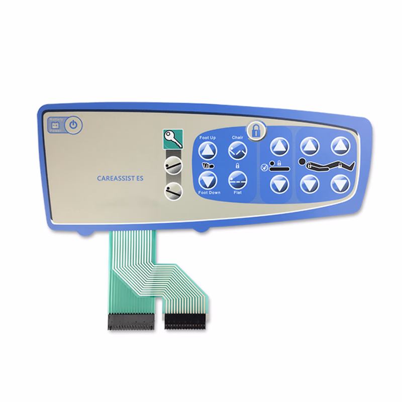 Compatible Right Caregiver Overlay w/Bed Controls Keypad (comparable to Hill-Rom141217, used for CareAssist Bed ES) 1 pcs/bag SKU: KLN-093-01