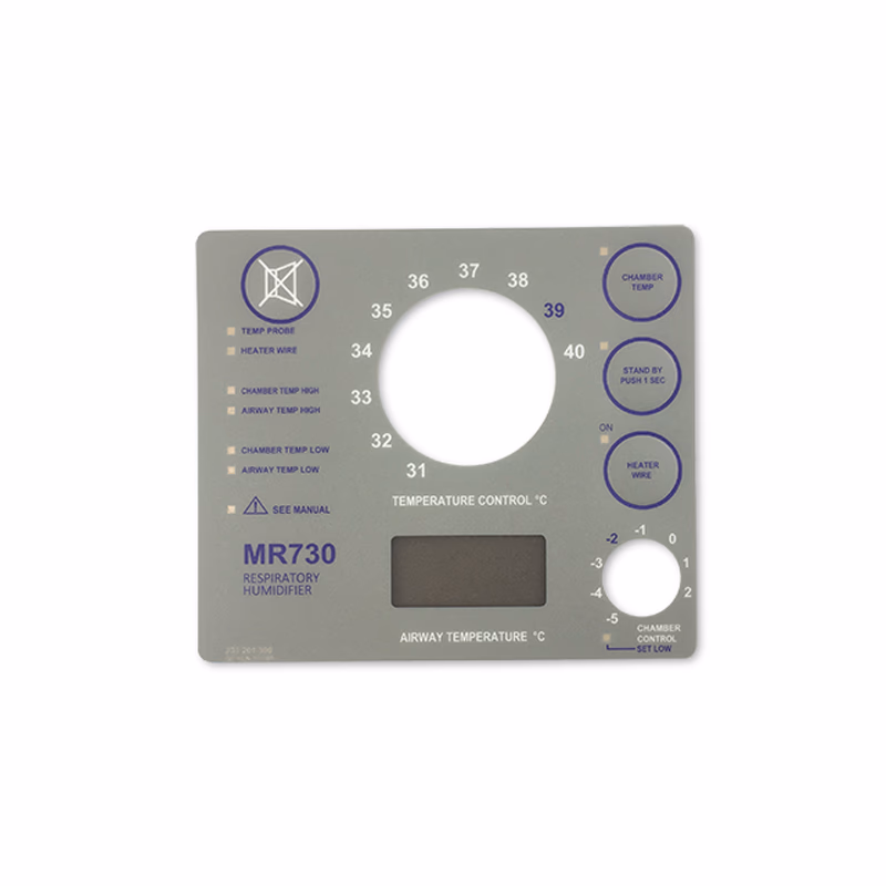 Compatible Overlay (English Version) (for use with Fisher & Paykel MR730)  SKU: KLN-107-01