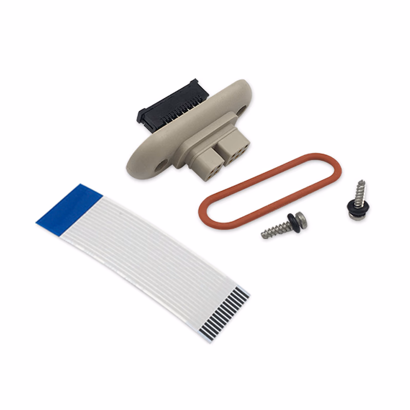 Compatible Bulkhead Connector Kit(10pin) (comparable to Covidien 186-0202, used for BISX Module) 1 kit/box SKU: KLN-130-01