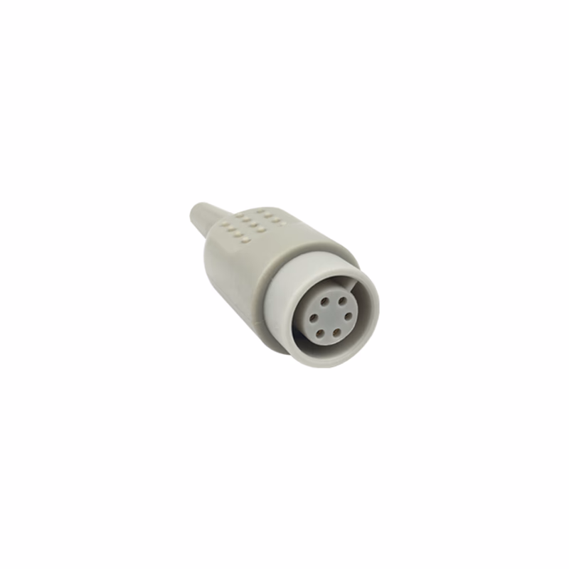 Compatible ECG Reception 6 pin (comparable to: AAMI) Reusable, 1 Set / Bag SKU: KP-002/5