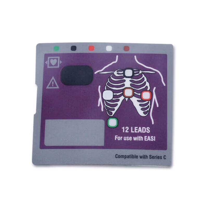 Compatible EASI Front Overlay Label (comparable to Philips, used for M2601A) 1 /Pc SKU: M20-F084