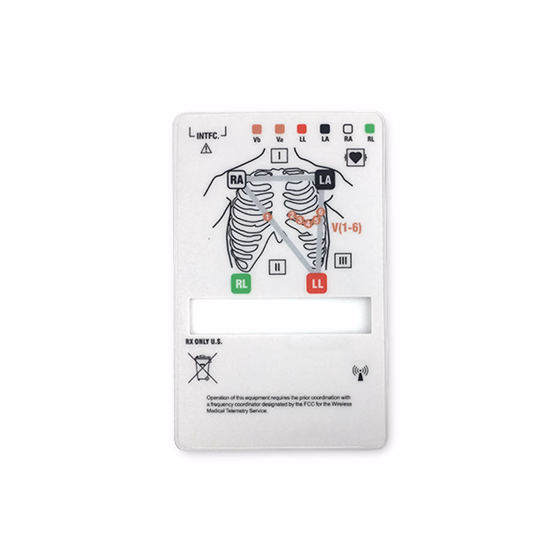 Compatible Rear Back Overlay Label/AHA (comparable to GE Healthcare 2017516-001, for use with ApexPro CH) 1 /Pc SKU: M20-F125