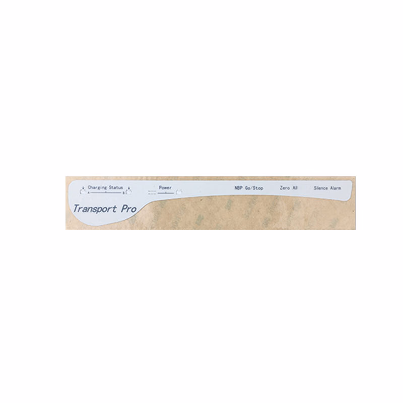 Compatible Front Case Label (comparable to GE Healthcare, used for Transport Pro) 1 / pcs SKU: M20-F228