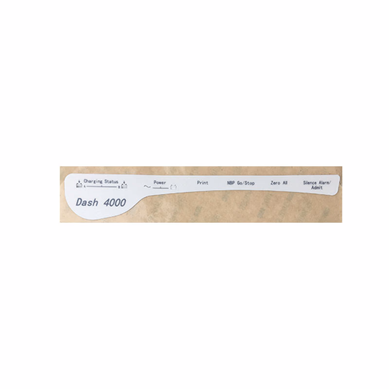 Compatible Front Case Label (comparable to GE Healthcare, used for Dash 4000) 1 / pcs SKU: M20-F229
