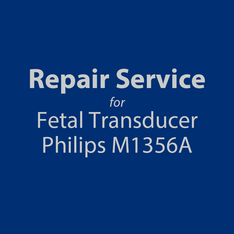 Repair service for Fetal Transducers - Philips M1356A Repair with brand new replacement parts and calibrated. SKU: R3102